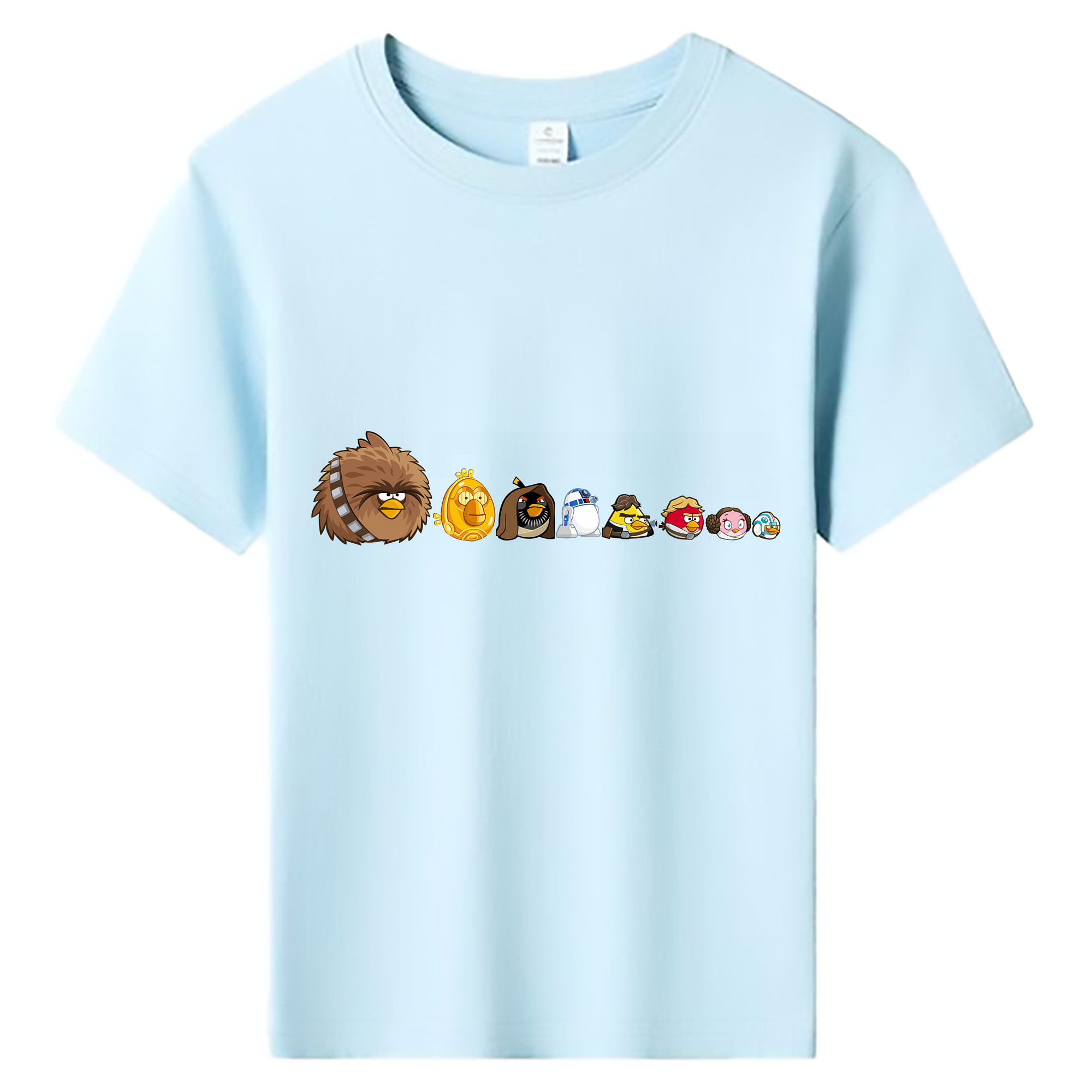 （画像用） Angry Birds アングリーバード 綿100％キッズTシャツ（フロントプリント）